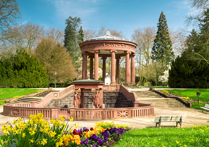 Pavillion in einem Park