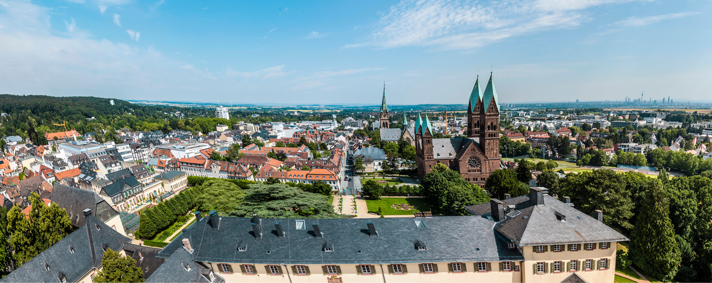 Vogelperspektive auf Bad Homburg